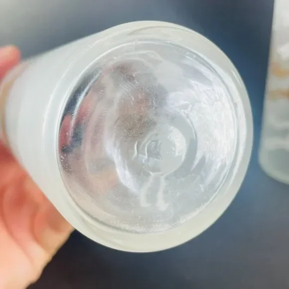 VTG Libbey CAVALCADE Collins Glasses Lot of 6 Prancing Horses Frosted Gold MCM - Picture 9 of 9